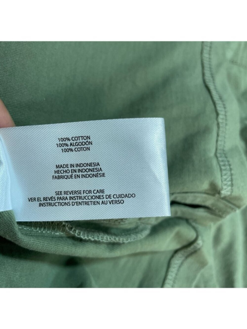 NWOT Gap Men's XL Green Henley Short Sleeve T-Shirt - Picture 9 of 10